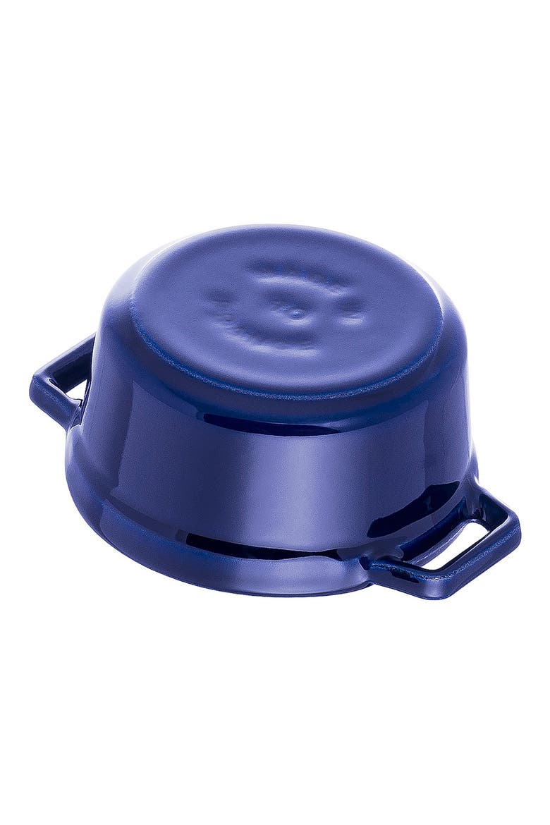 2.75-Quart Enameled Cast Iron Dutch Oven, Alternate, color, DARK BLUE