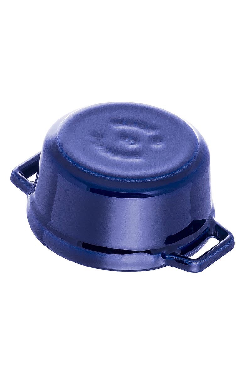 Staub 2.75-Quart Enameled Cast Iron Dutch Oven, Alternate, color, Dark Blue