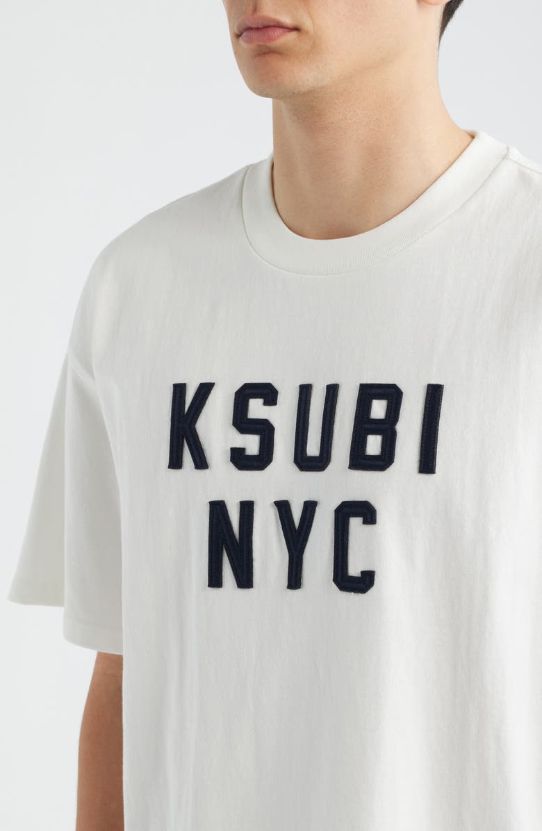 Ksubi NYC Ekcess Oversize Graphic T-Shirt, Alternate, color, White