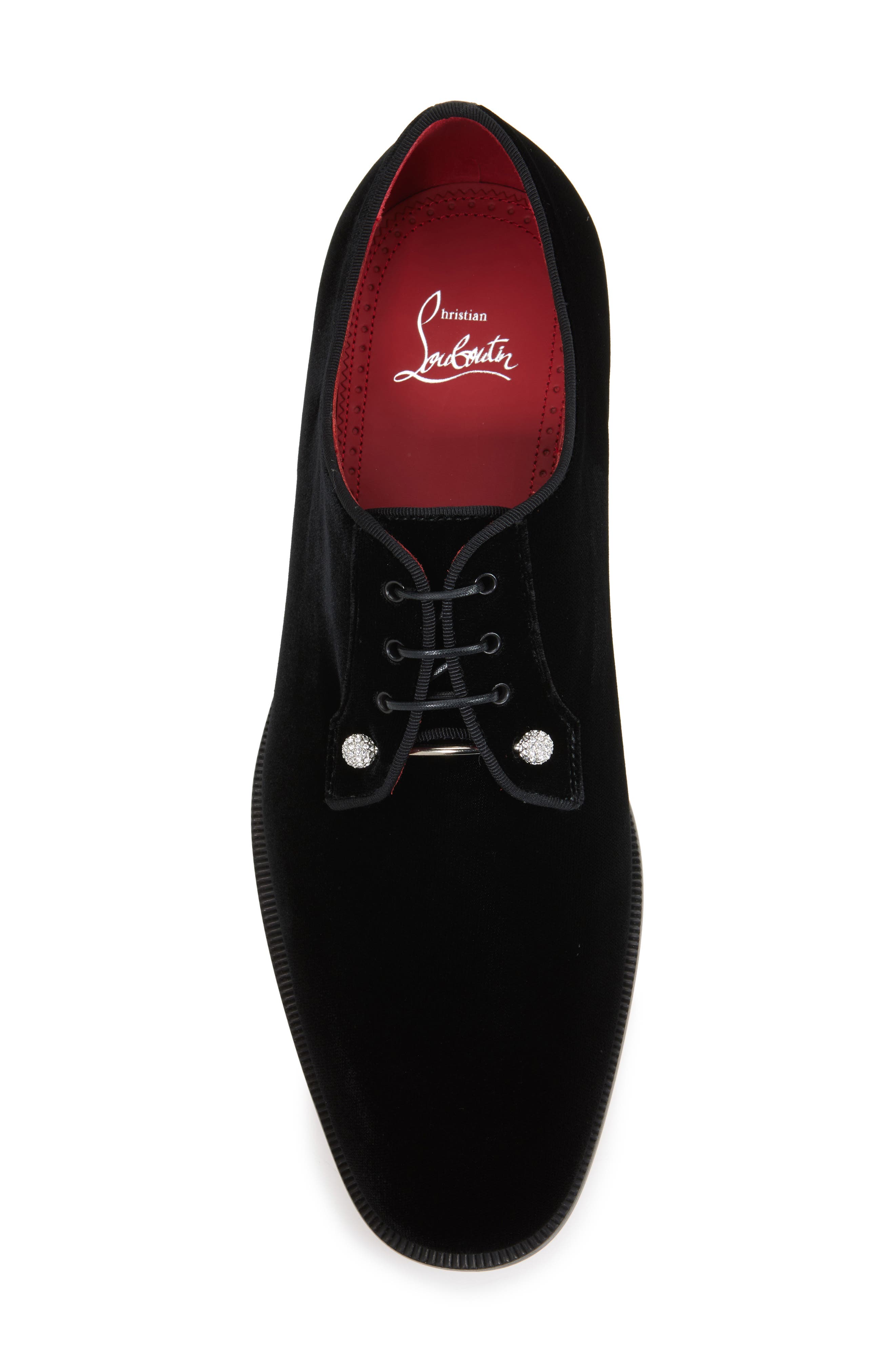 Christian Louboutin Chambeliss Derby, Alternate, color, J323-Black