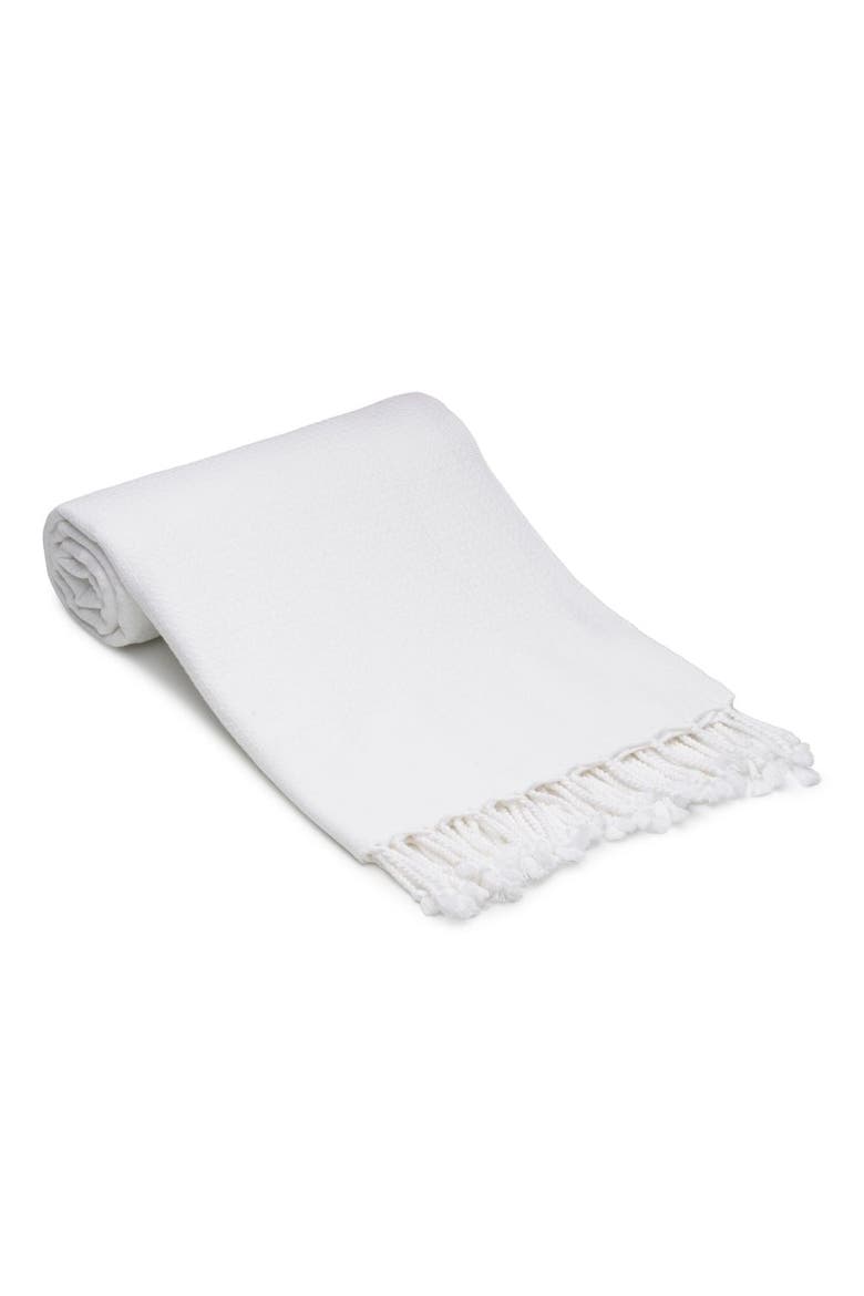 Pria Turkish Cotton Bath Towel, Main, color, White