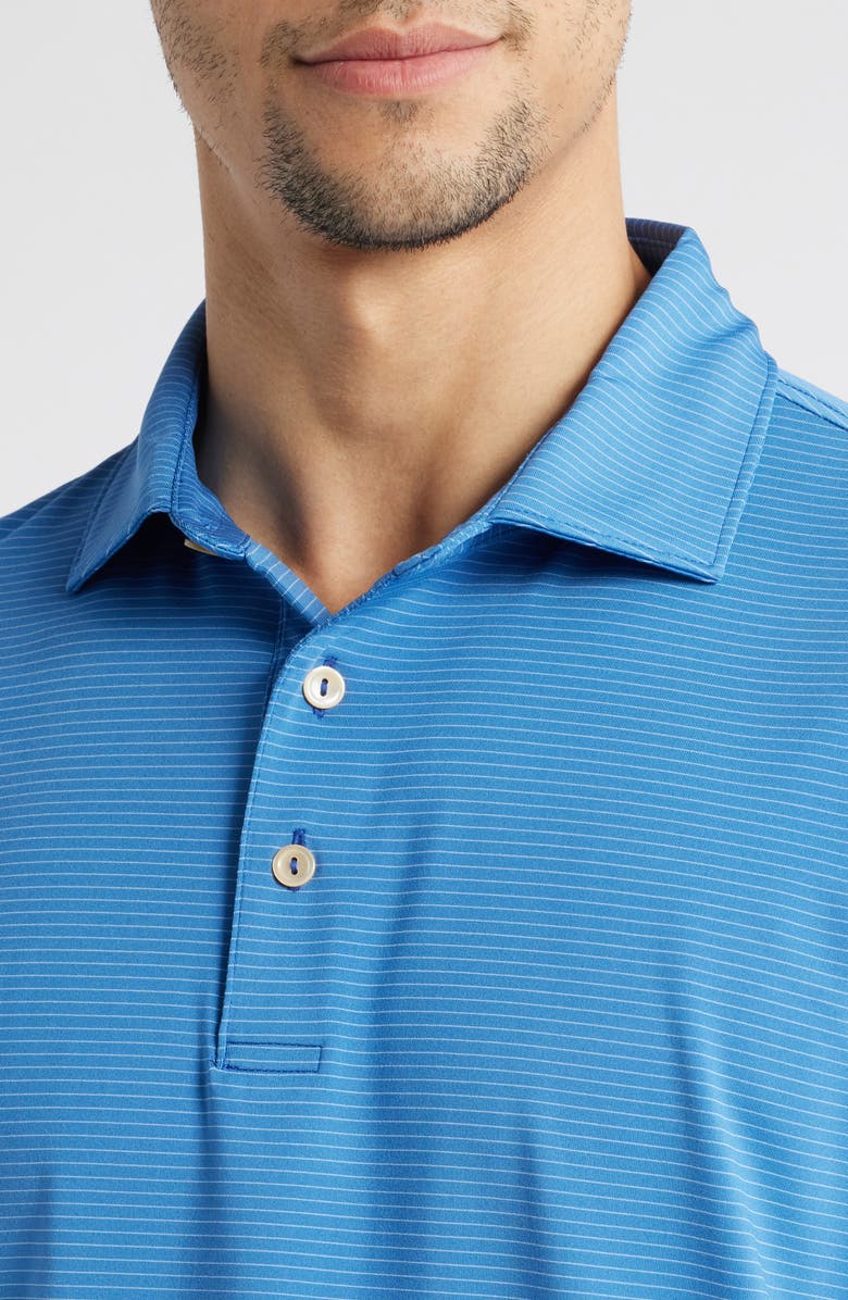 Peter Millar Highlands Jersey Polo Shirt, Alternate, color, Sailor Blue