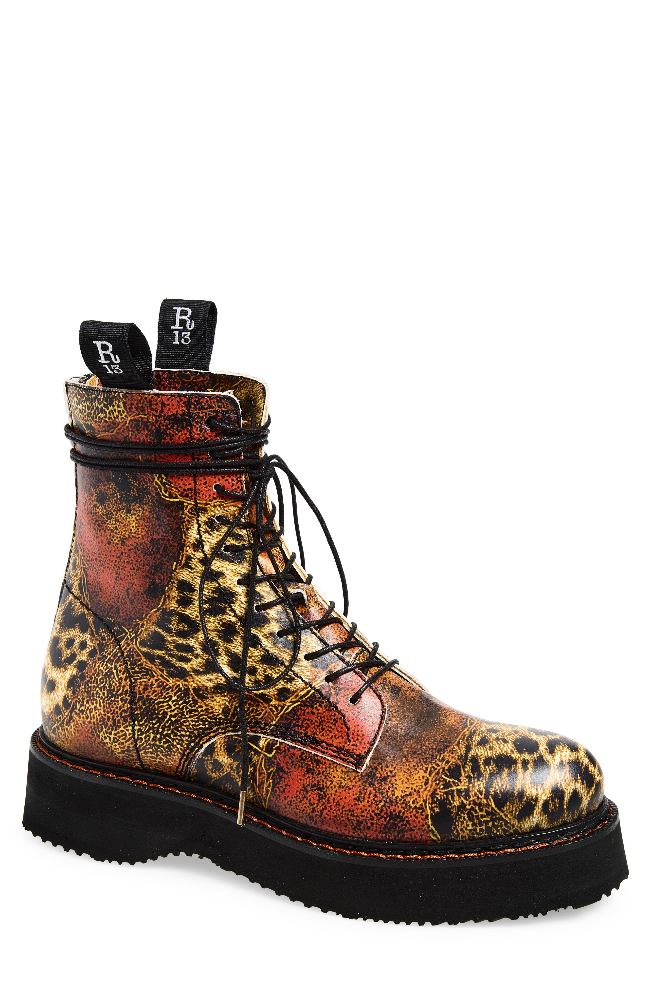 Core Single Stack Boot, Main, color, PRINTED YELLOW LEOPARD