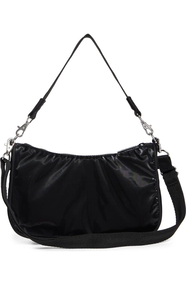 LeSportsac Small Convertible Shoulder Bag, Alternate, color, Black Shine