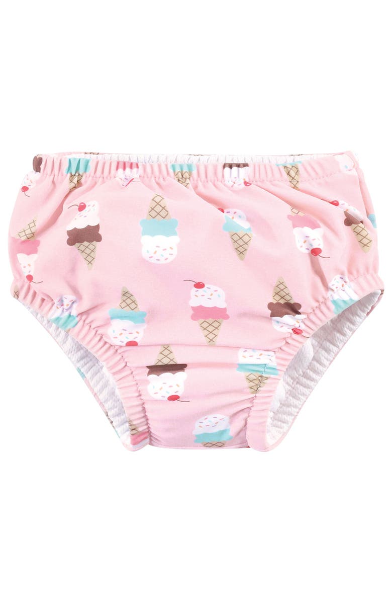 Hudson Baby Pool-Ready Diaper Bottoms, Alternate, color, Ice Cream Cone