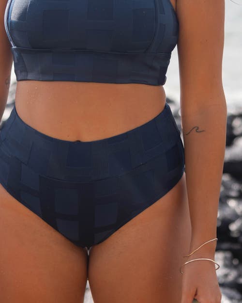 Nani Squared Mid Rise Bottom In Blue