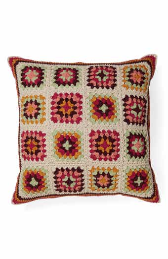 ROSELLI TRADING COMPANY Cozy Corner Crochet Throw Pillow