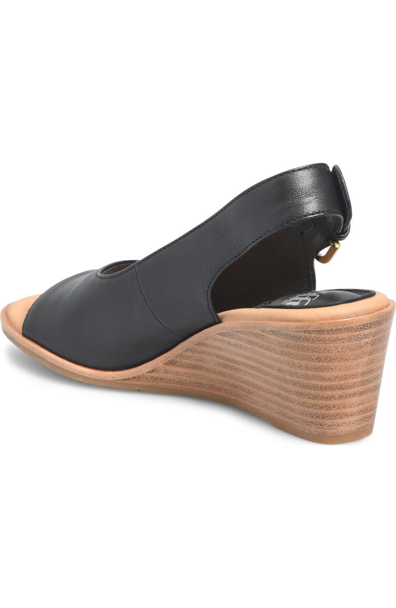 Söfft Gabriella Slingback Peep Toe Wedge Sandal, Alternate, color,