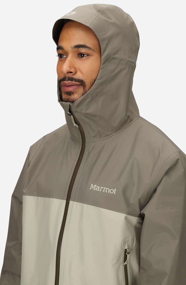 Marmot Minimalist Pertex<sup>®</sup> Waterproof Hooded Jacket, Alternate, color, Claystone/ Shale Grey