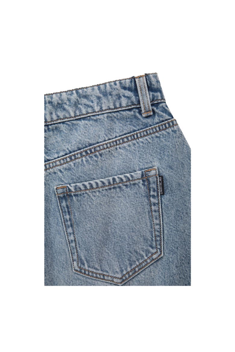 Kate Denim Mini Skirt, Alternate, color, Blue