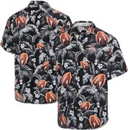 Tommy Bahama Men's Tommy Bahama Black Ohio State Buckeyes Veracruz Cay First Down Blooms Button-Up Shirt