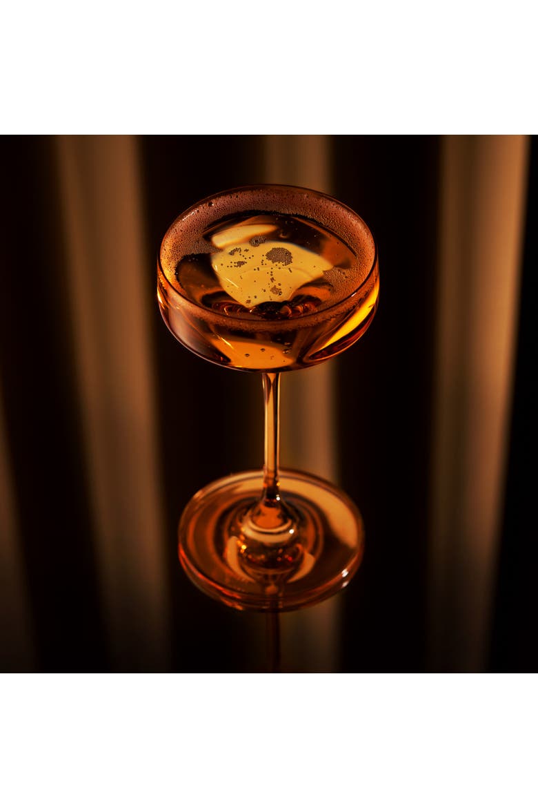 Reserve Nouveau Crystal Coupes, Alternate, color, Orange