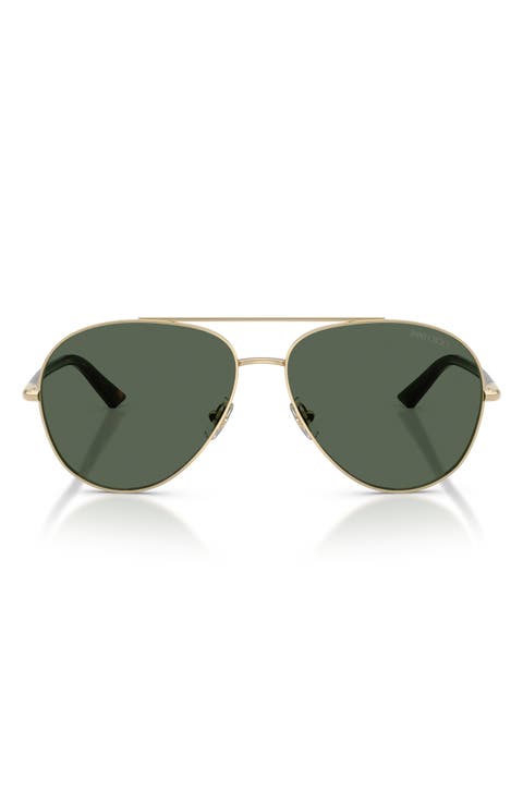 58mm Pilot Sunglasses