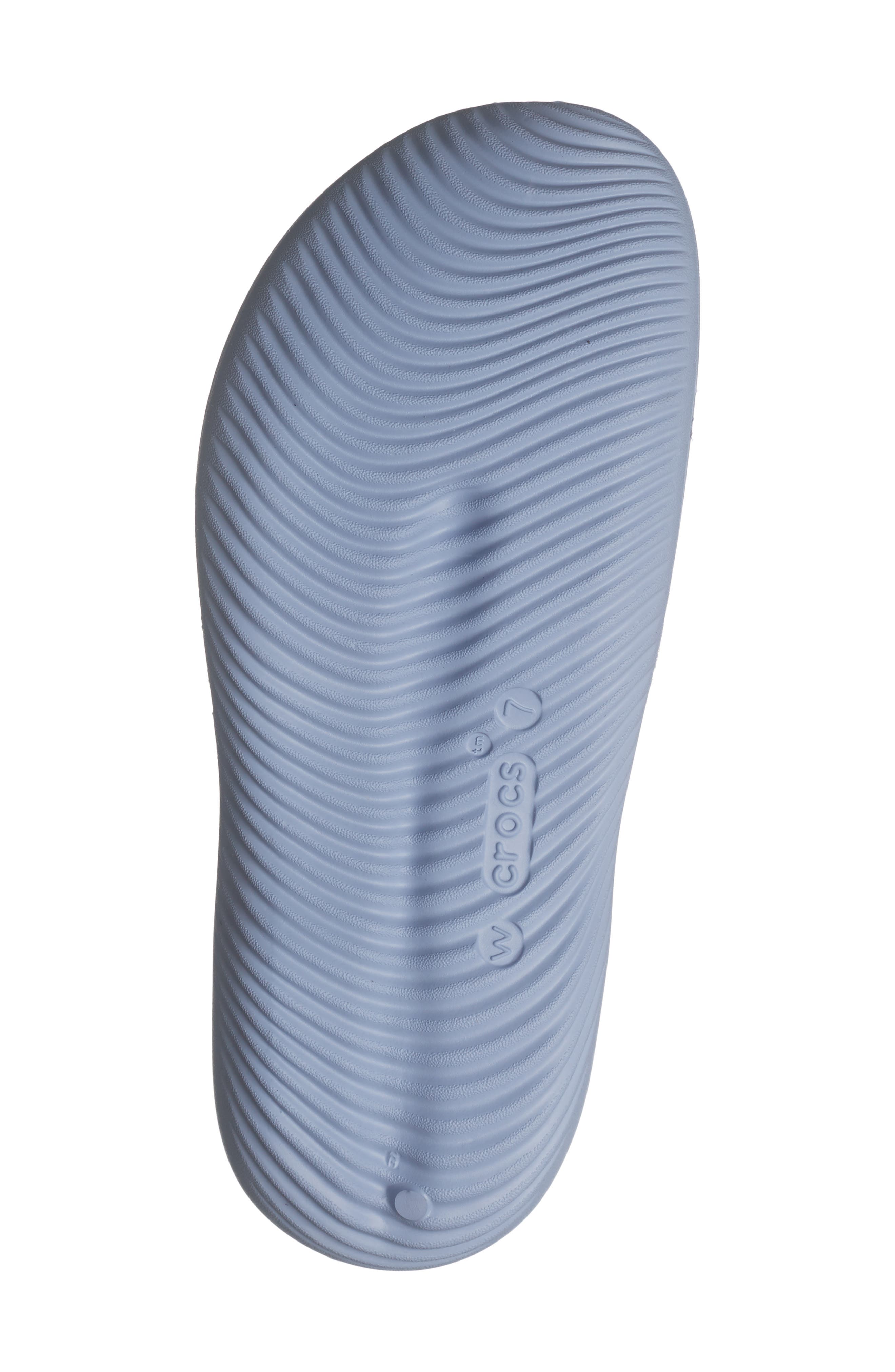 CROCS Mellow Recovery Flip Flop Sandal, Alternate, color, Blue Haze