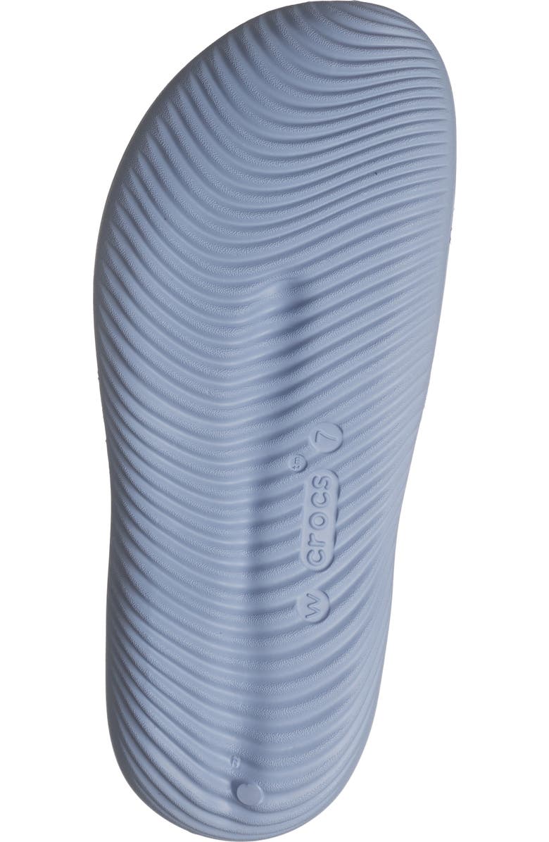 CROCS Mellow Recovery Flip Flop Sandal, Alternate, color, Blue Haze