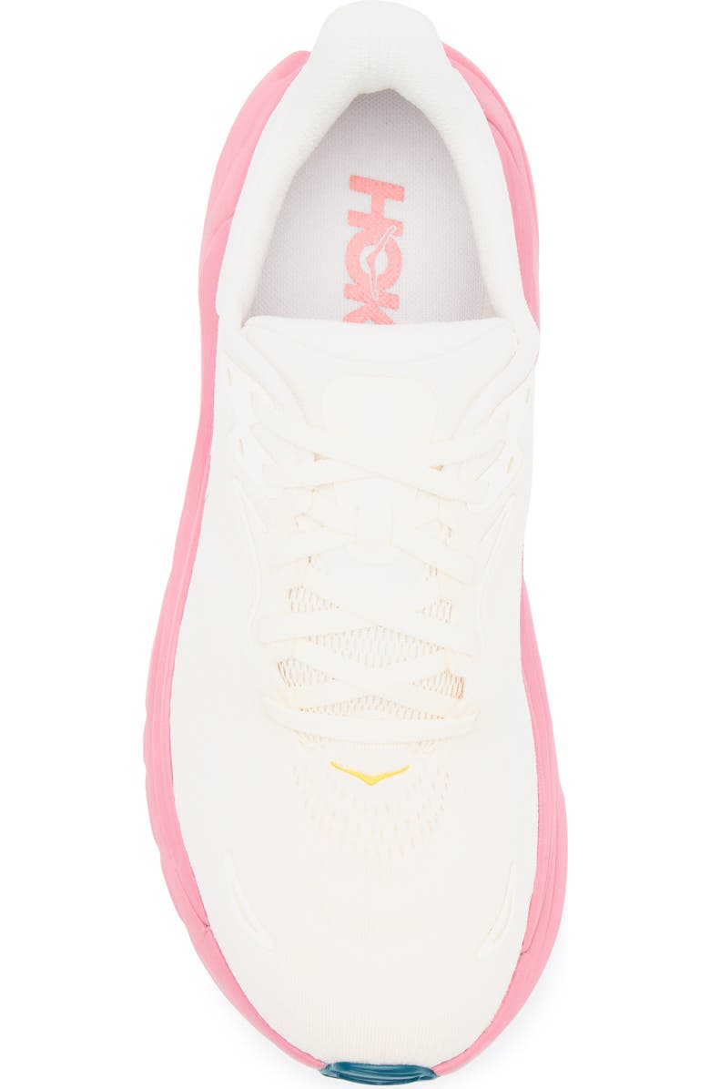 HOKA Arahi 8 Stability Running Shoe, Alternate, color, Alabaster / Lingonberry