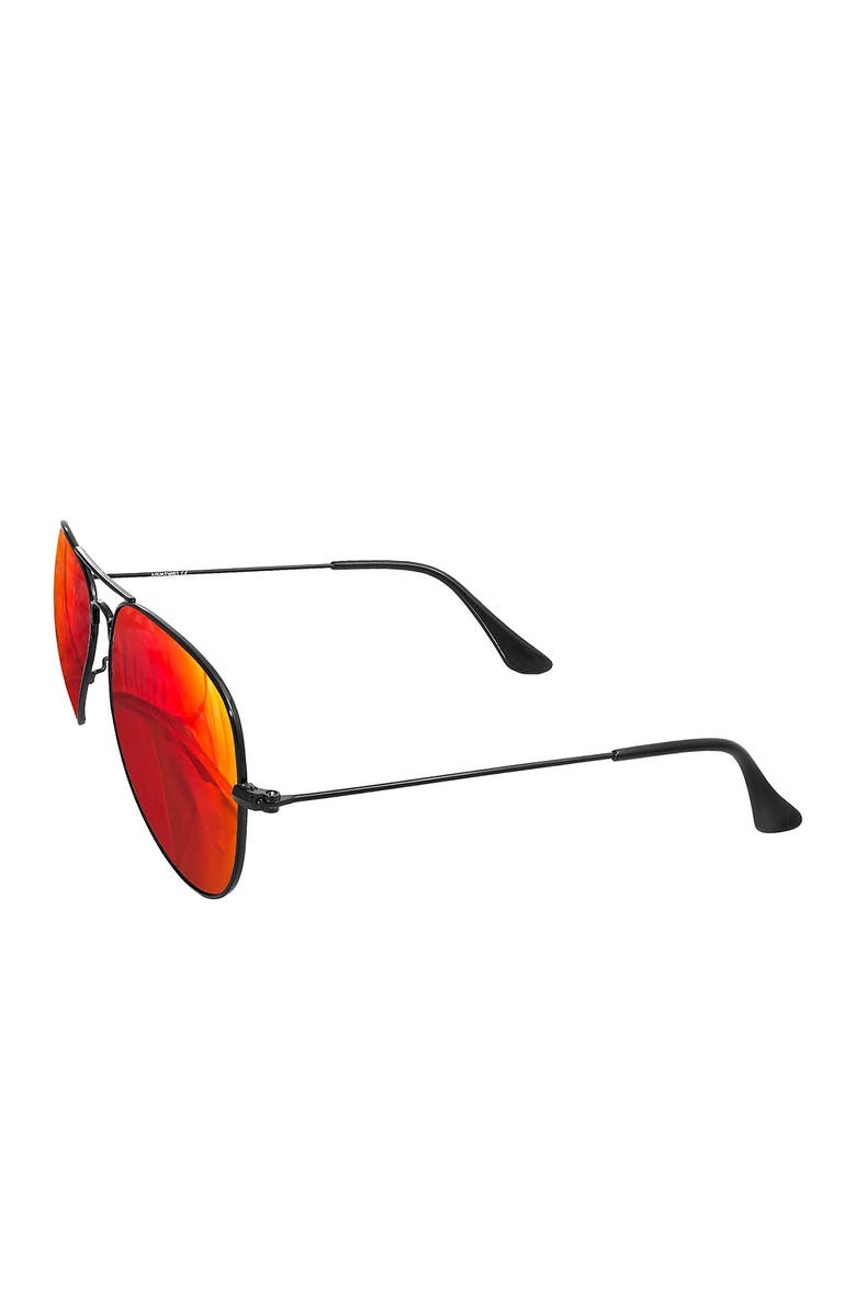 AQS Oliver 58mm Aviator Sunglasses, Alternate, color,