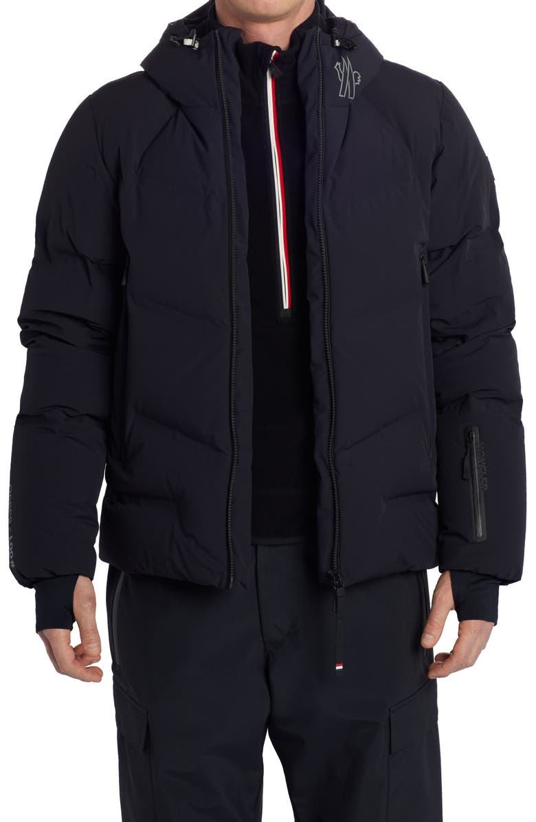 Moncler Grenoble Arcesaz Water Repellent Hooded Down Jacket, Main, color, 