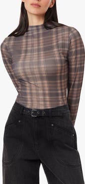 Habitual Turtleneck Cotton Blend Top