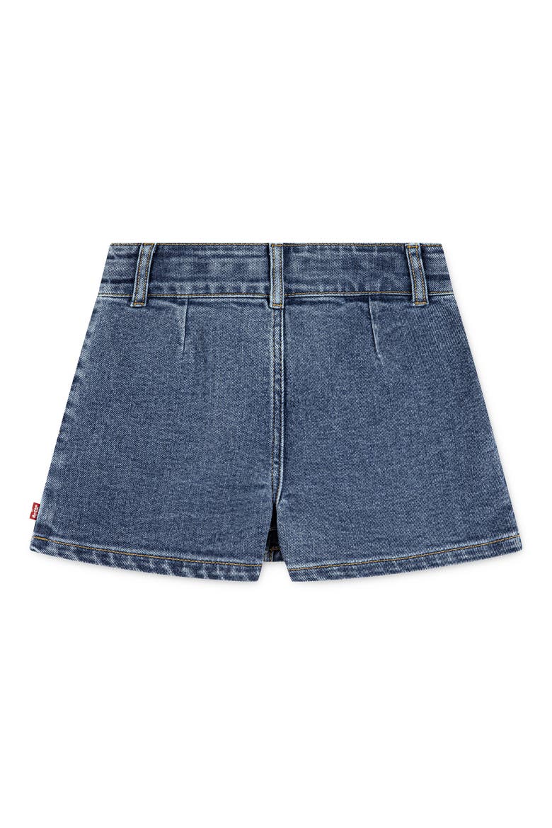 Kids' Pleated Denim Cargo Miniskirt, Alternate, color, RODEO