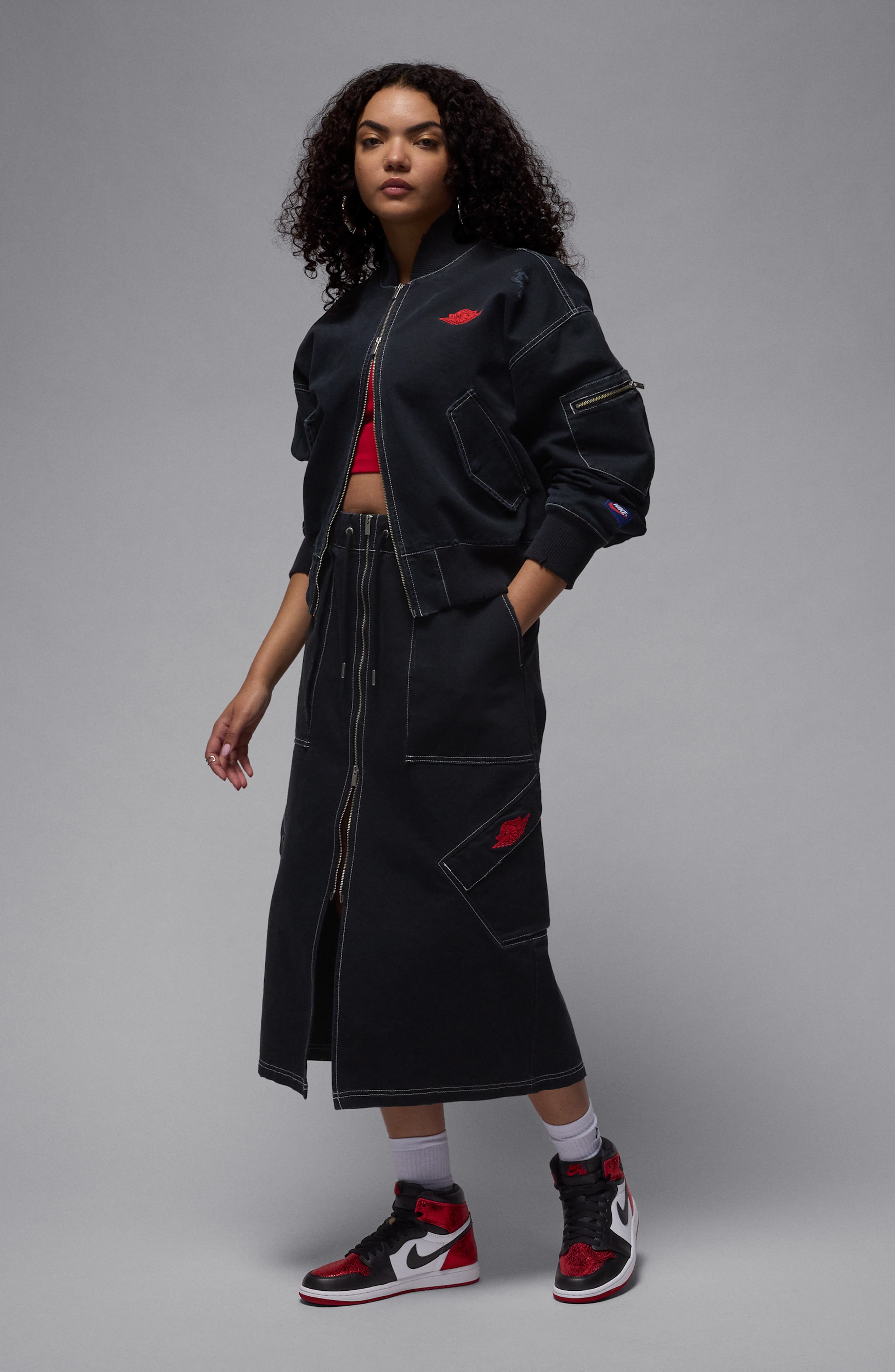 Jordan Air Jordan 1 Retro High Basketball Sneaker, Alternate, color, Varsity Red/ Black/ White