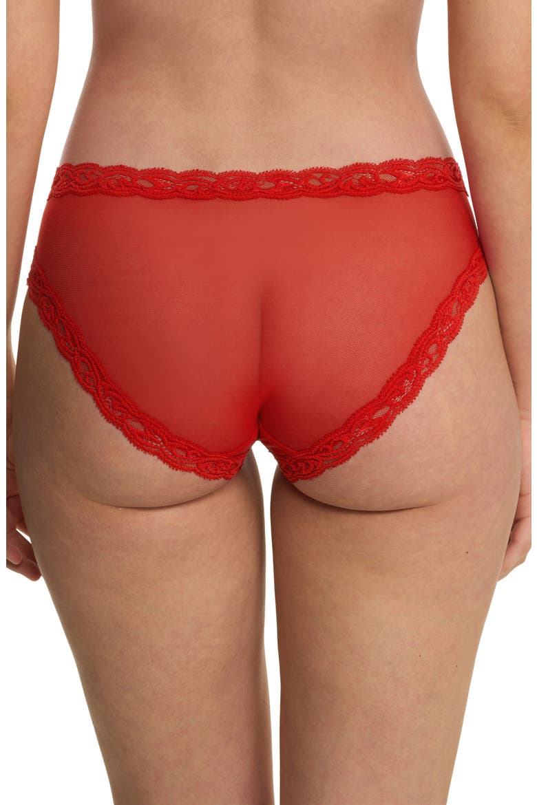 Feathers Hipster Briefs, Alternate, color, PAPRIKA