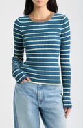 Solid & Striped The Dora Long Sleeve Ribbed Top