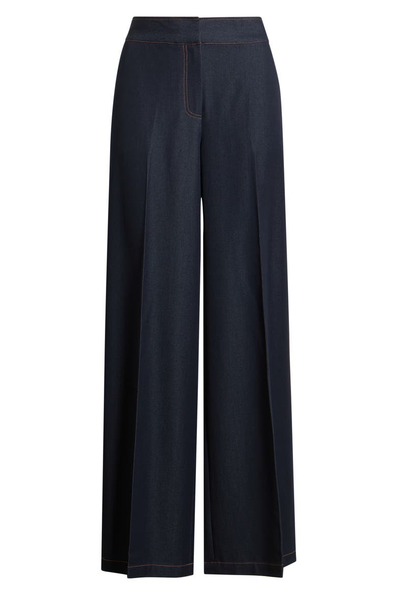 Wide Leg Pants, Main, color, DARK DENIM