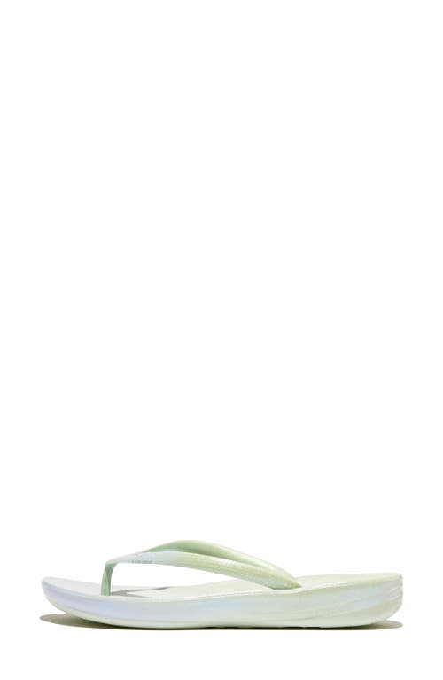 Fitflop Iqushion Iridescent Ergonomic Sandal In White