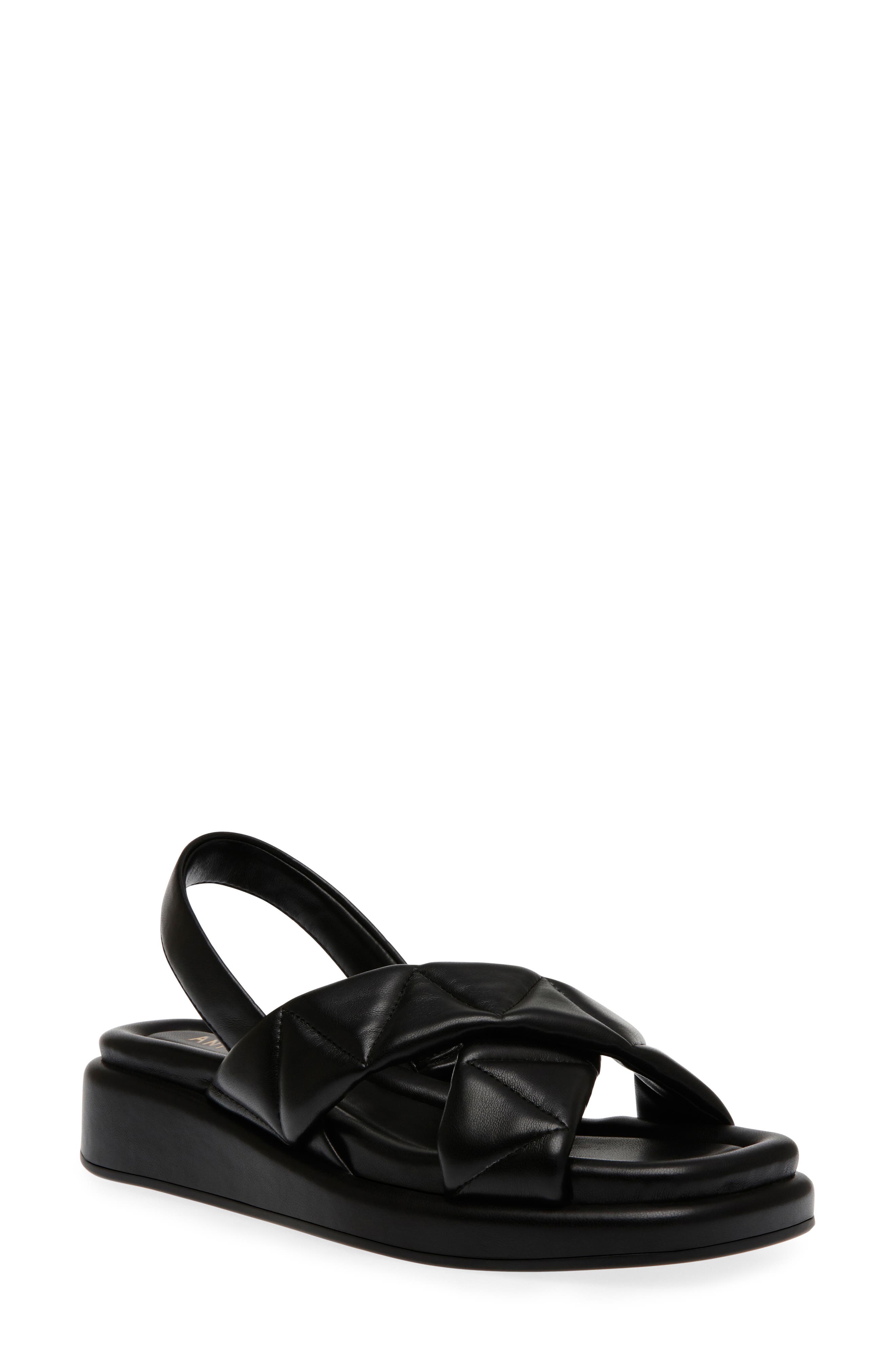 Anne Klein Artise Slingback Wedge Sandal, Main, color, 