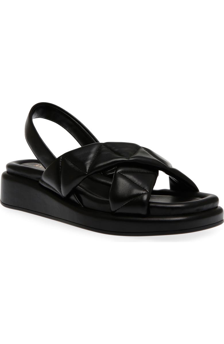 Anne Klein Artise Slingback Wedge Sandal, Main, color,