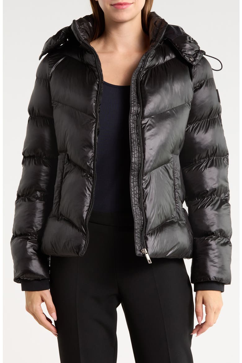 Pepule Quilted Puffer Jacket, Alternate, color, BLK