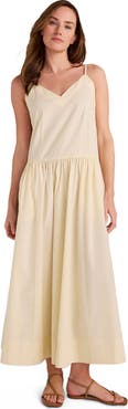 Haven Well Within Organic Cotton Poplin Strappy Maxi Dress