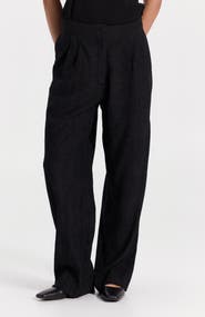 Ronen Chen Textured Straight-Leg Pants
