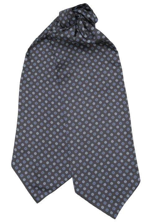 Nino - Silk Ascot Cravat Tie for Men
