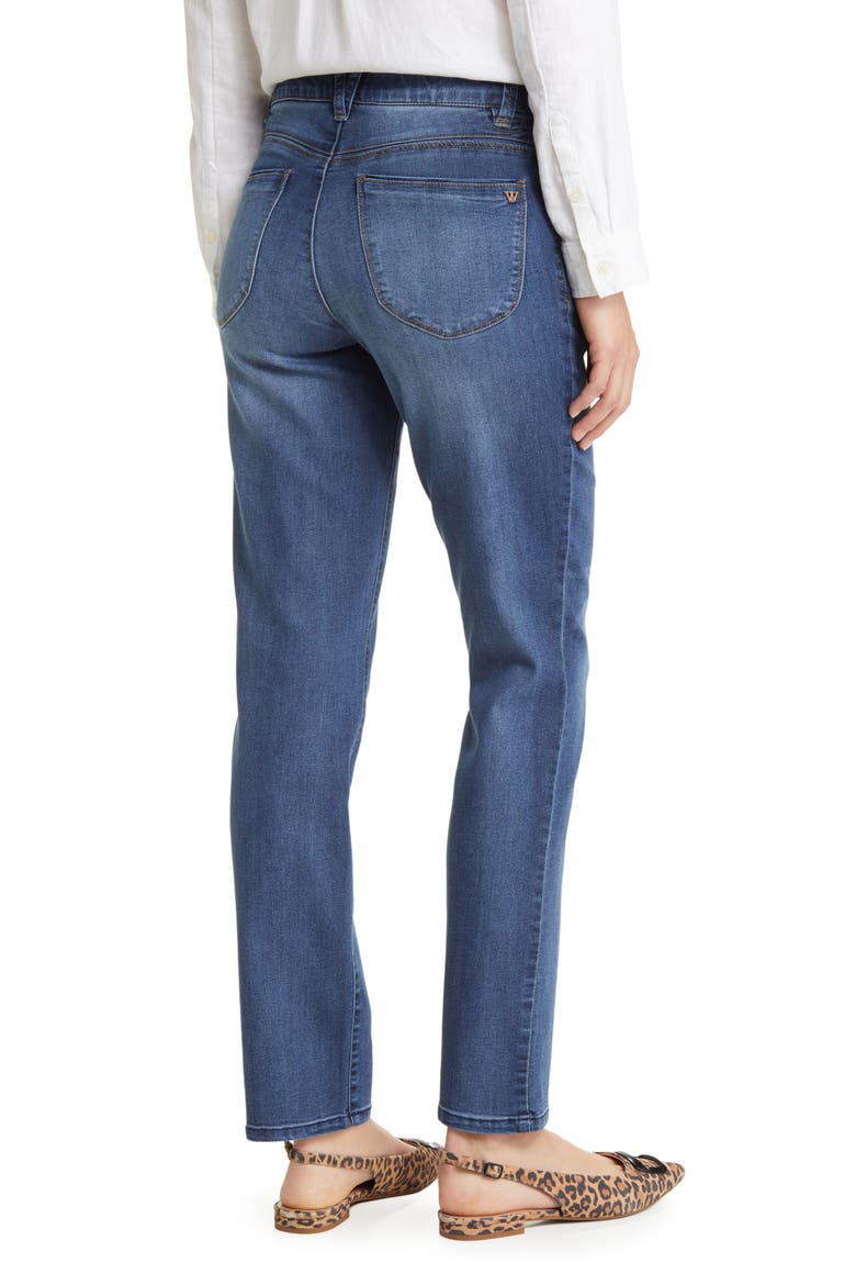 'Ab'Solution Straight Leg Jeans (Nordstrom Exclusive), Alternate, color, BLUE