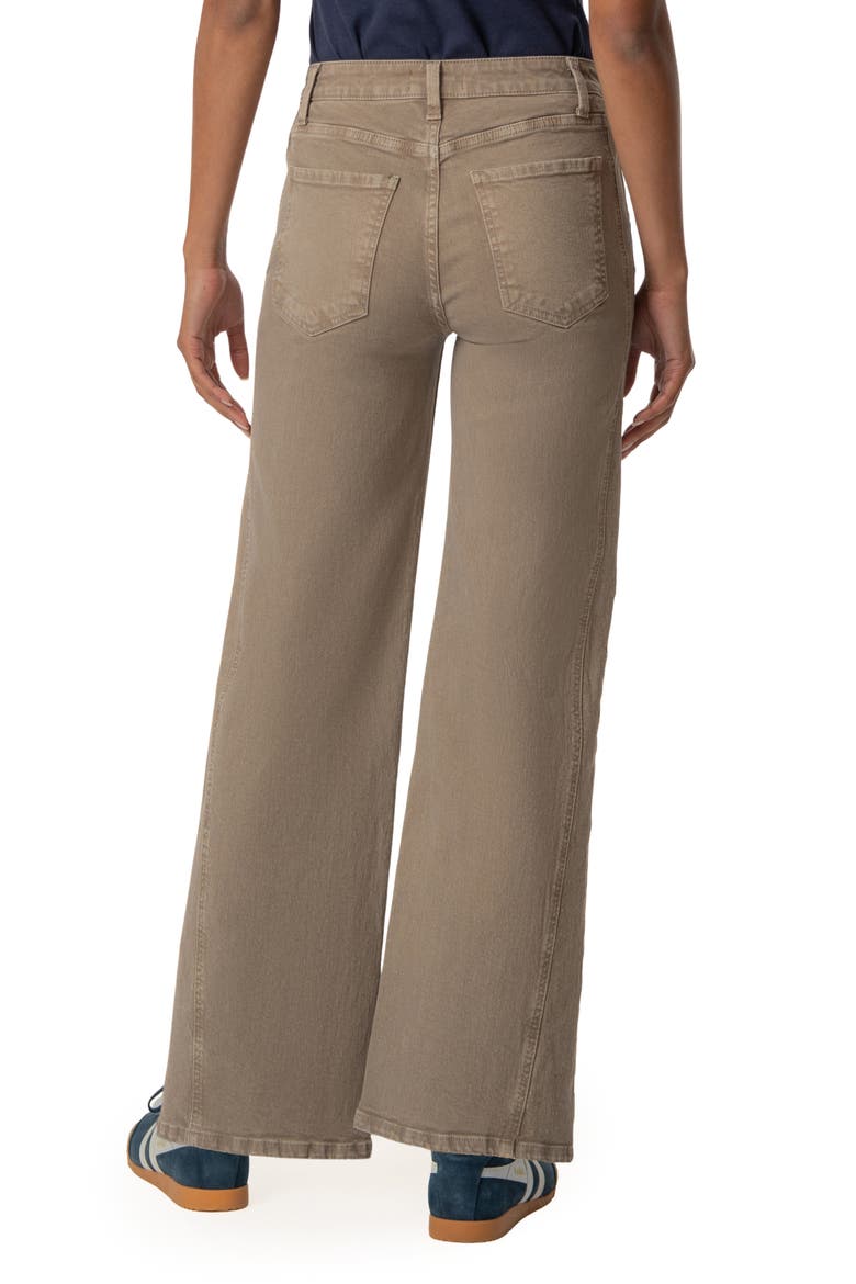 Meg High Waist Wide Leg Jeans, Alternate, color, MILK TEA