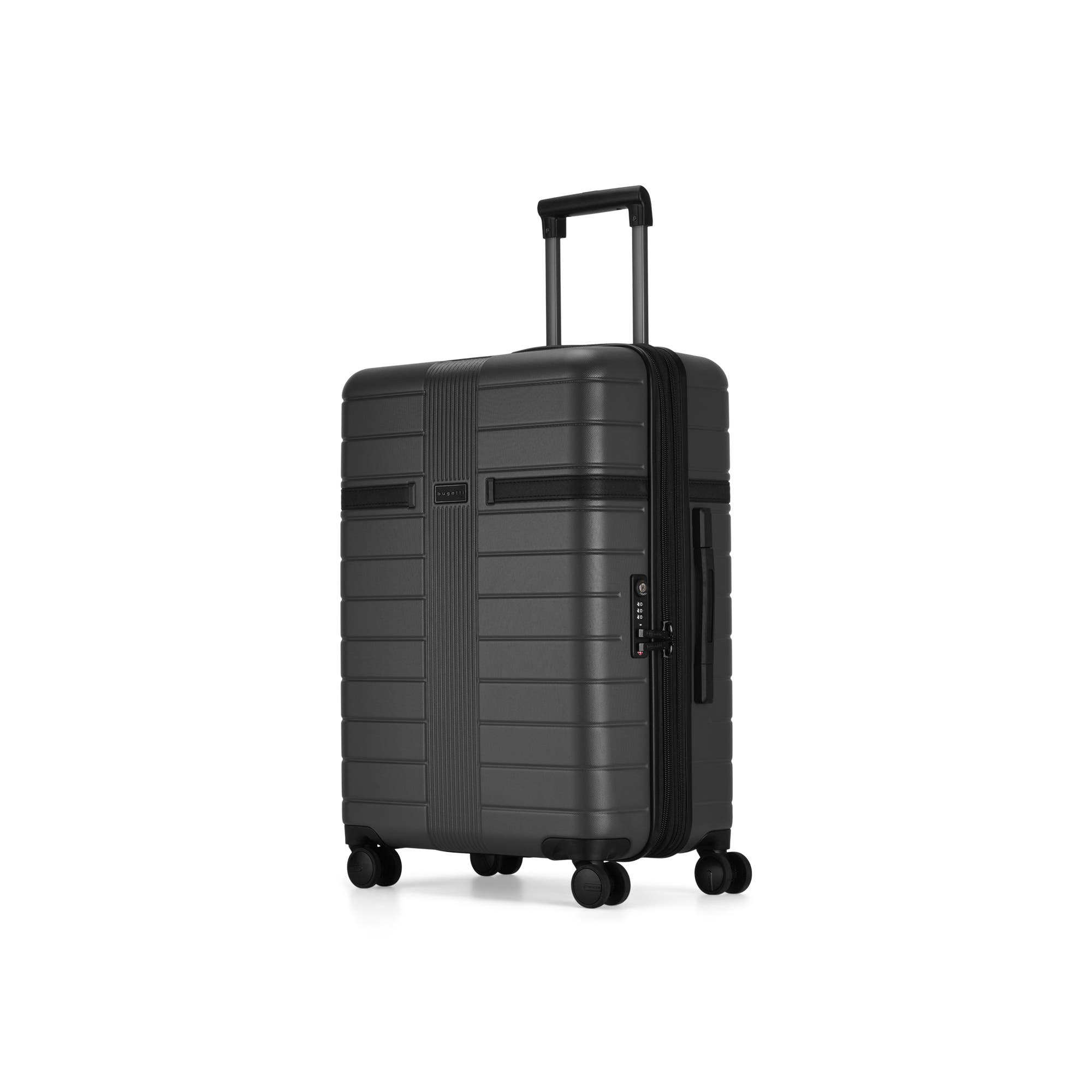 bugatti Hamburg Hardside Medium Luggage with Expansion, Alternate, color, 