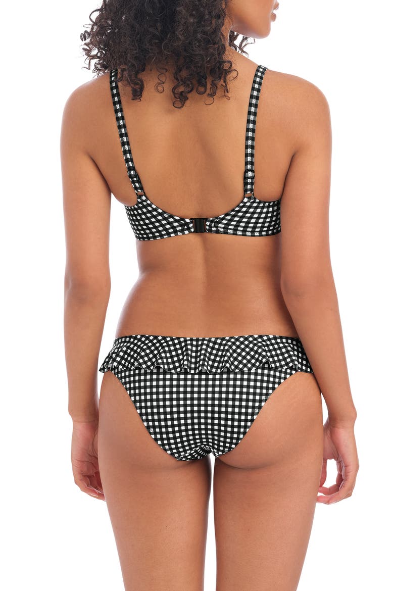 Check In Underwire Sweetheart Bikini Top, Alternate, color, MONOCHROME