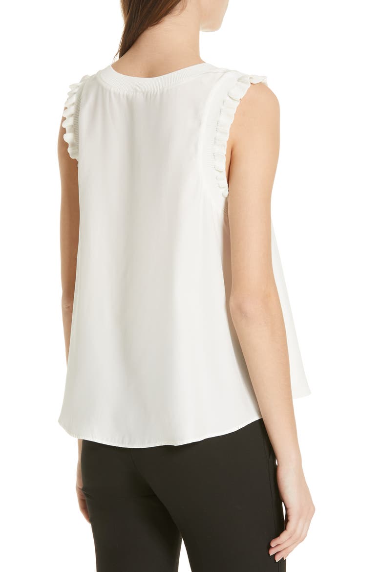 Lenore Silk Blouse, Alternate, color, IVORY