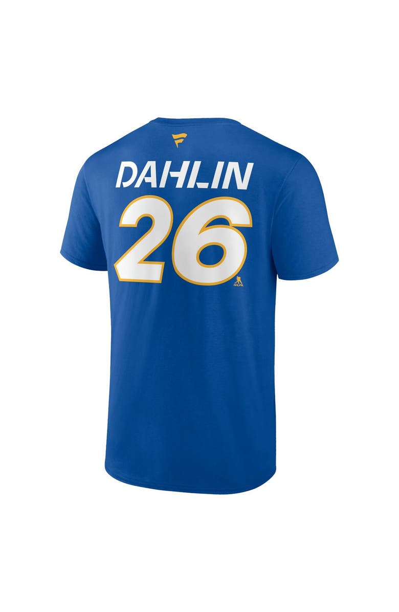 FANATICS Men's Fanatics Branded Rasmus Dahlin Royal Buffalo Sabres Authentic Pro Prime Name & Number T-Shirt, Alternate, color, 