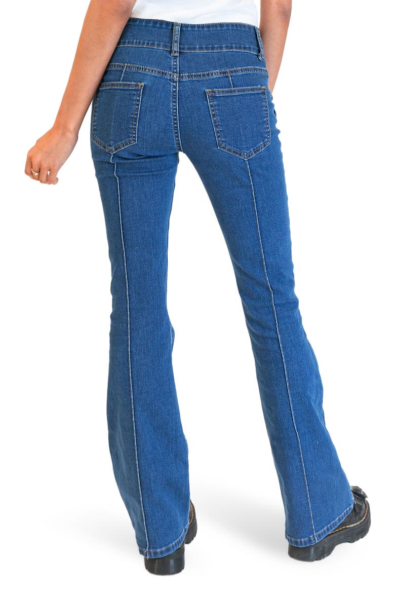 Harriot Flare Jeans, Alternate, color, BLUE
