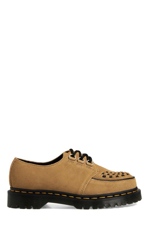 Dr. Martens Tan Ramsey Savannah Suede Derbys In Brown
