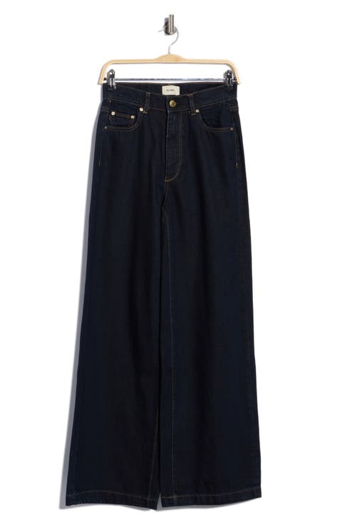 Hepburn High Waist Wide Leg Jeans