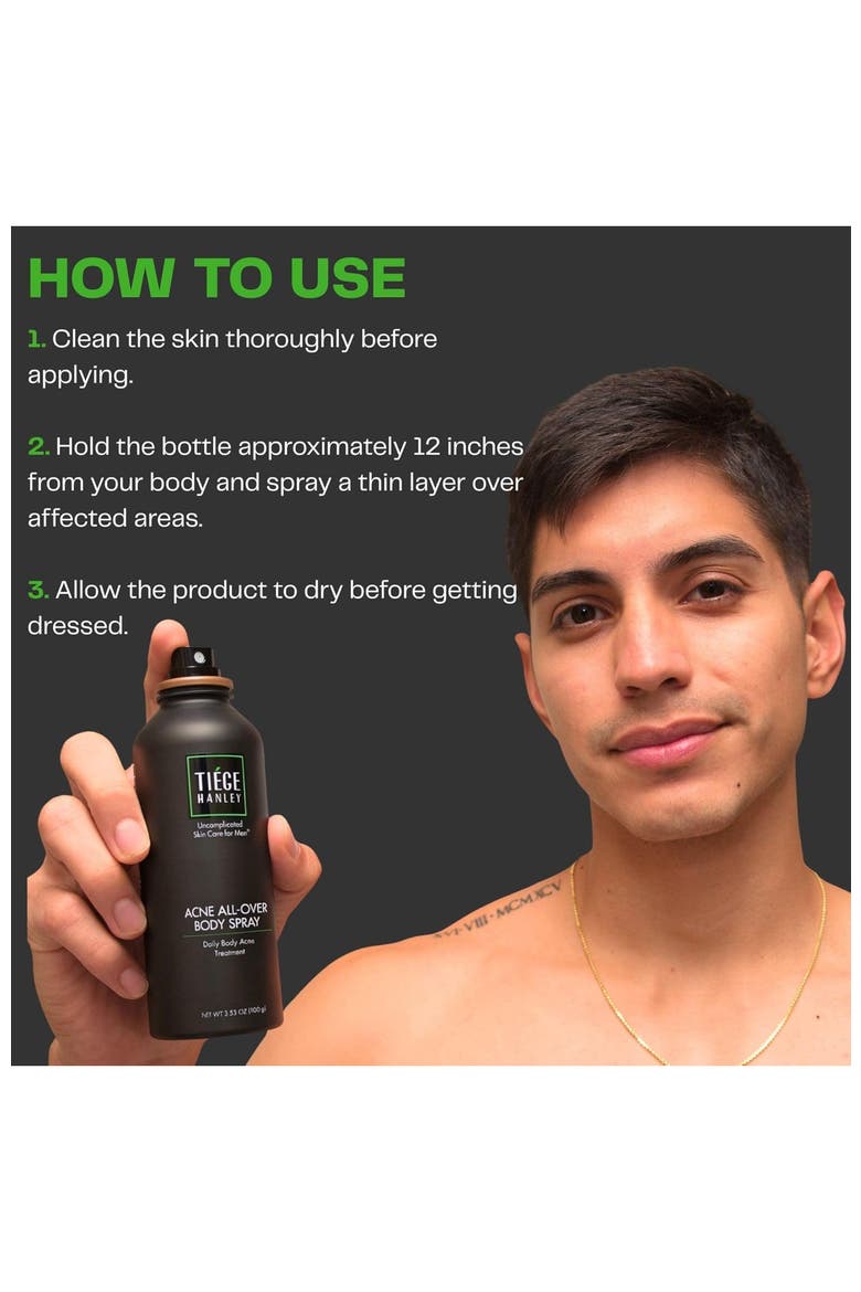 Acne All Over Body Spray, Alternate, color, Black