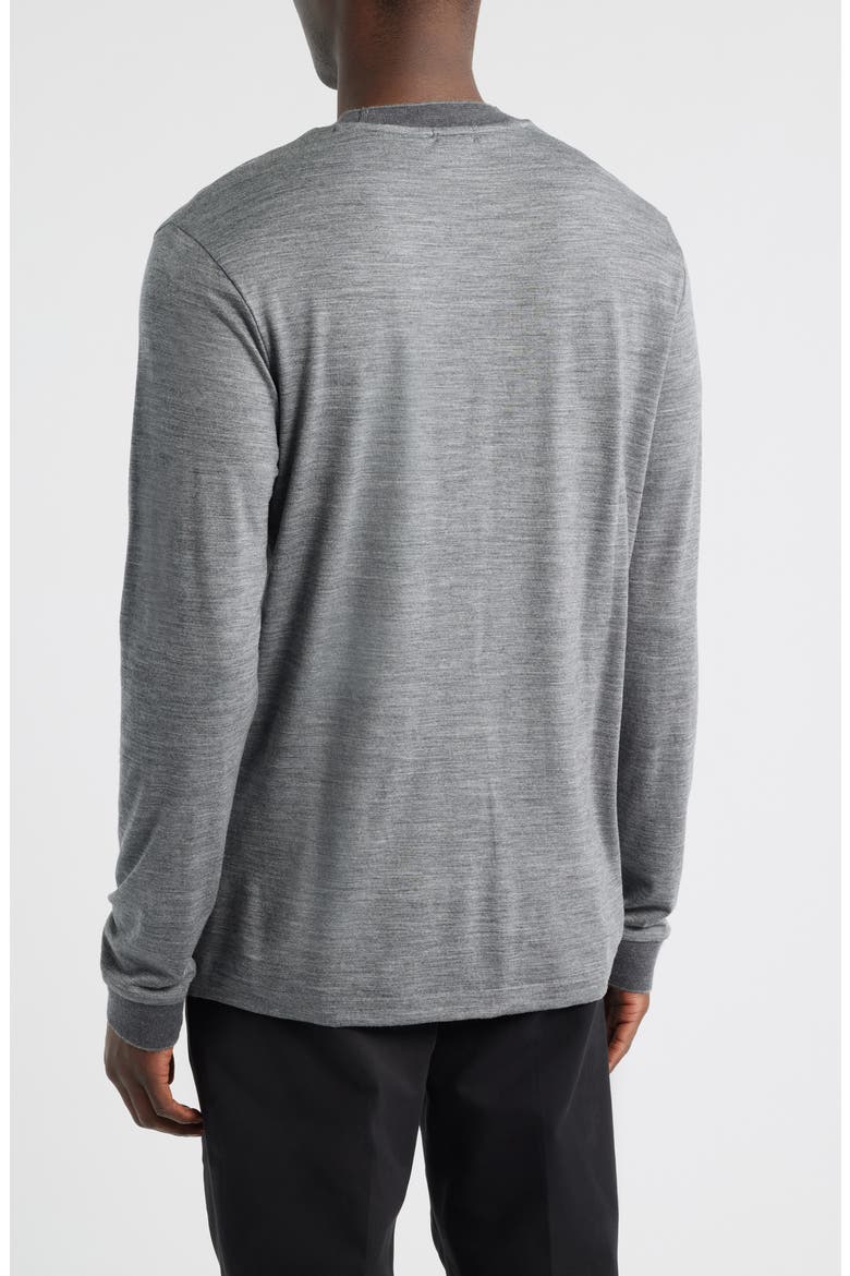 Talley 110 Wool Long Sleeve Pullover, Alternate, color, MEDIUM GREY