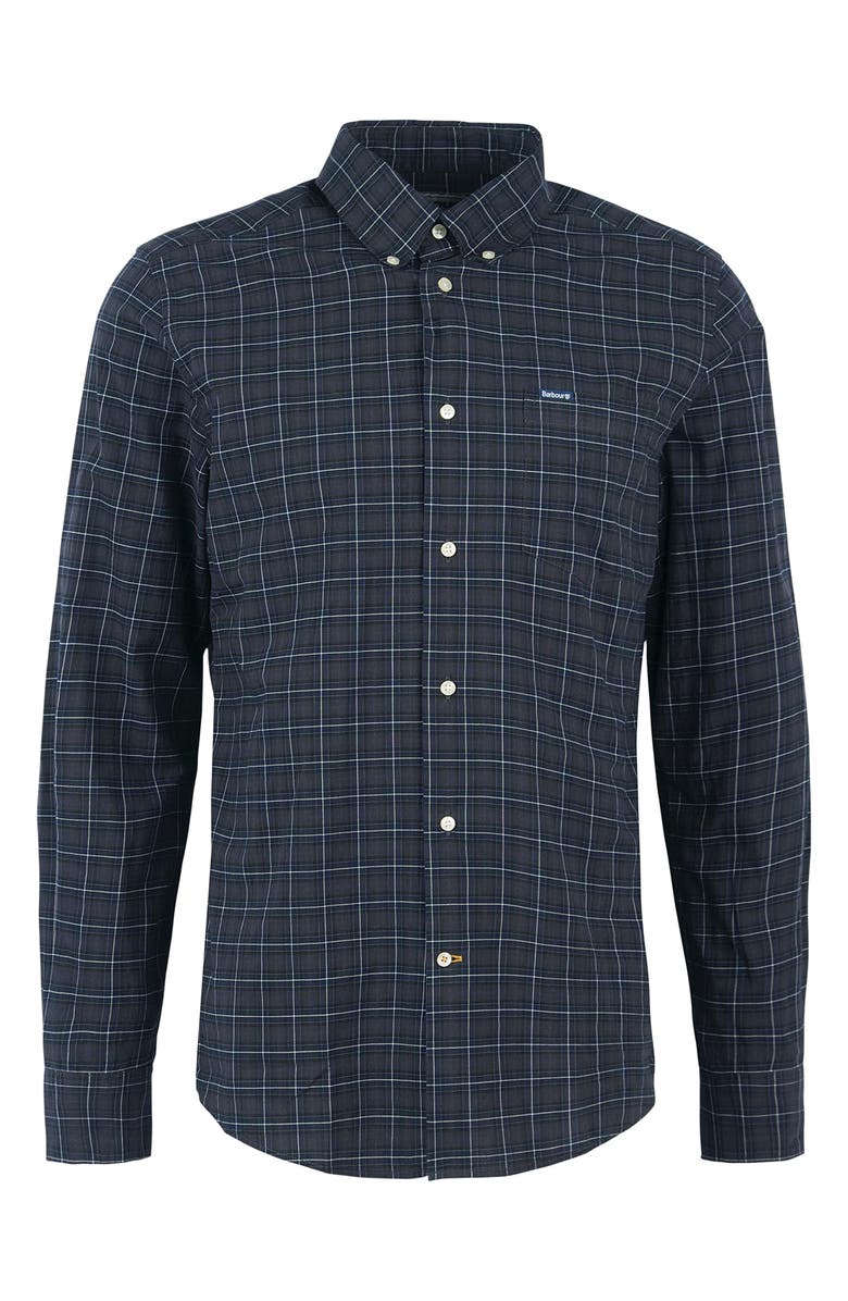 Barbour Lomond Tailored Fit Plaid Stretch Cotton Button-Down Shirt, Alternate, color,