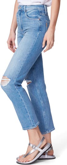 Sarah High Waist Ripped Skinny Jeans