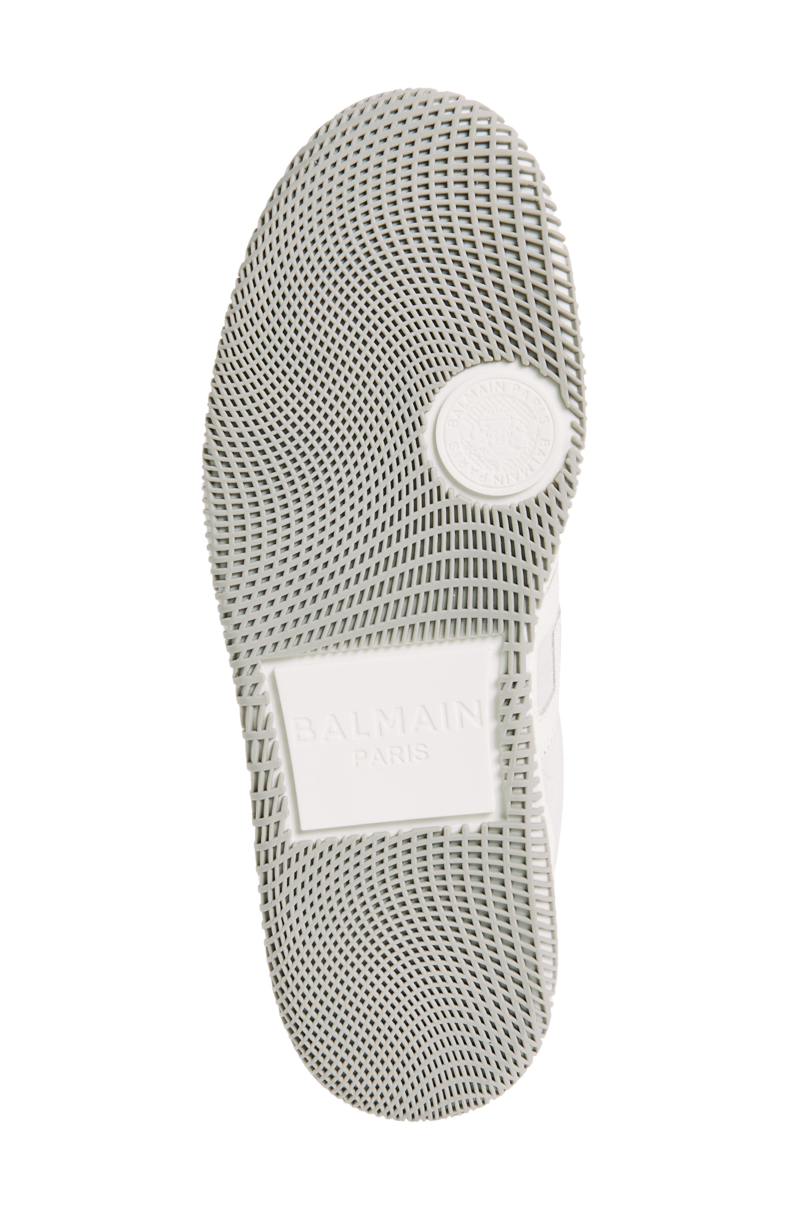 Balmain Swan Sneaker, Alternate, color, 