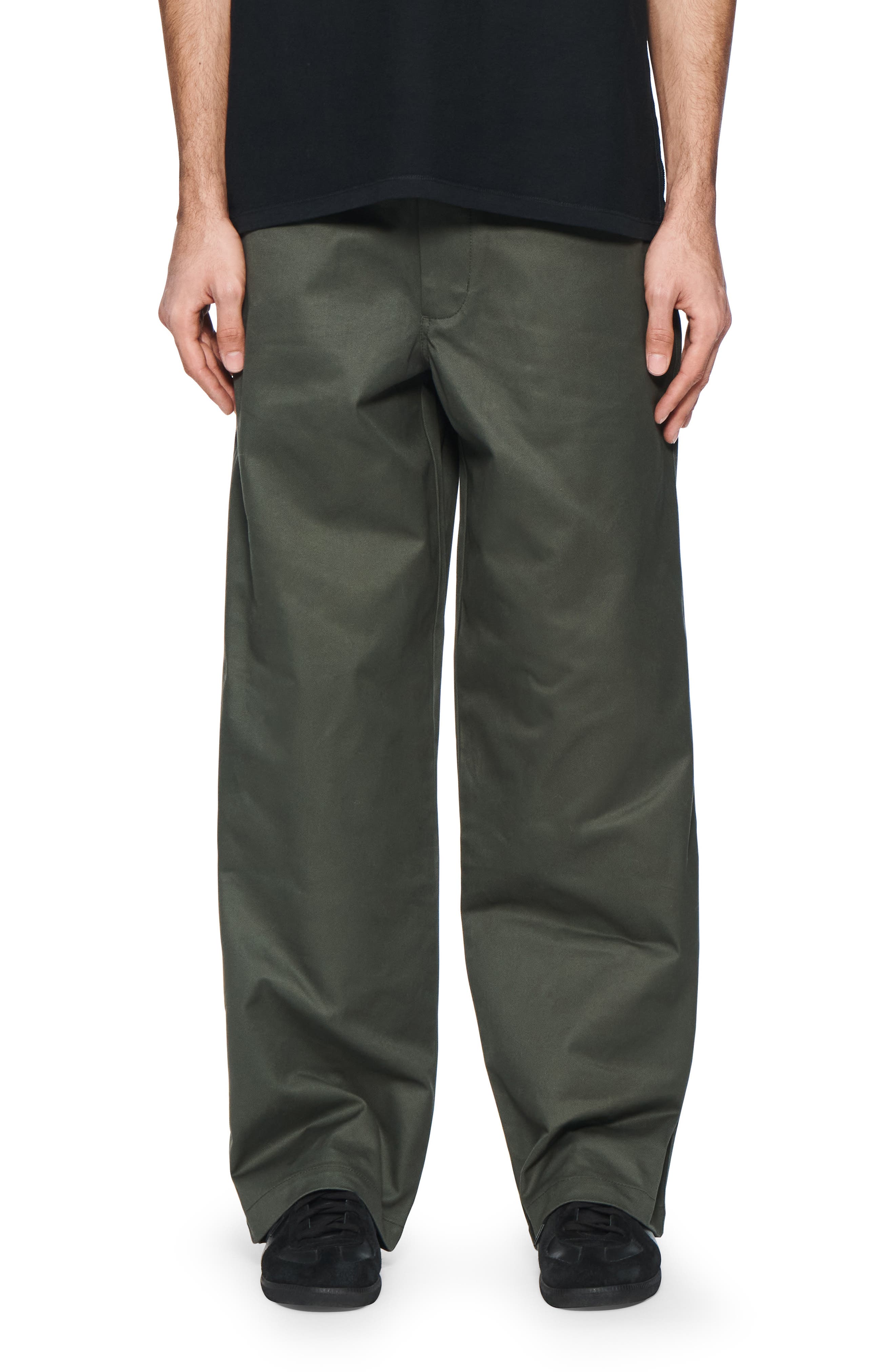 PURPLE BRAND Cotton Straight Leg Pants